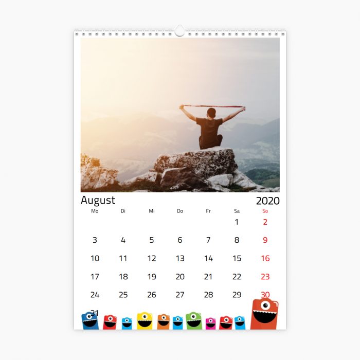 Fotokalender - bunte Monster