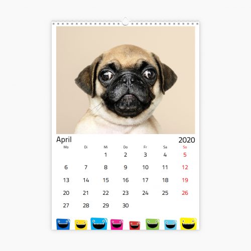 Fotokalender - bunte Monster