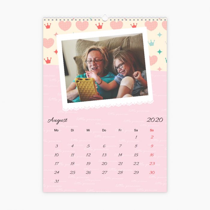 Fotokalender - kleine Prinzessin