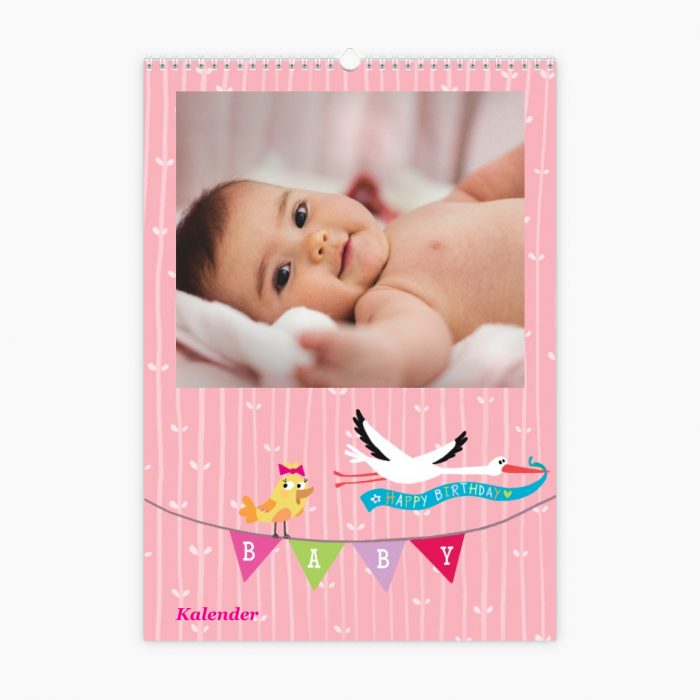 Fotokalender - Kinder und Zucker pink