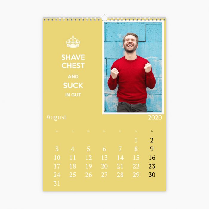 Fotokalender - Keep Calm für Männer