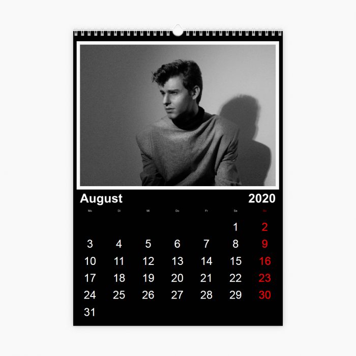 Fotokalender - klassisches Schwarz