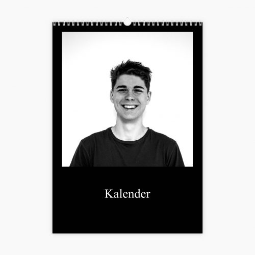 Fotokalender - klassisches Schwarz