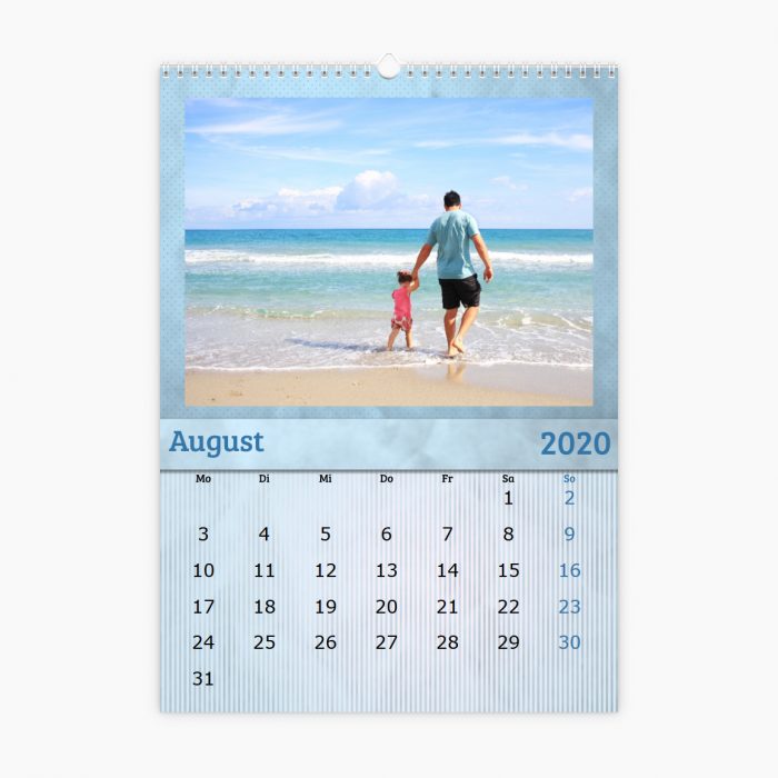 Fotokalender - blau