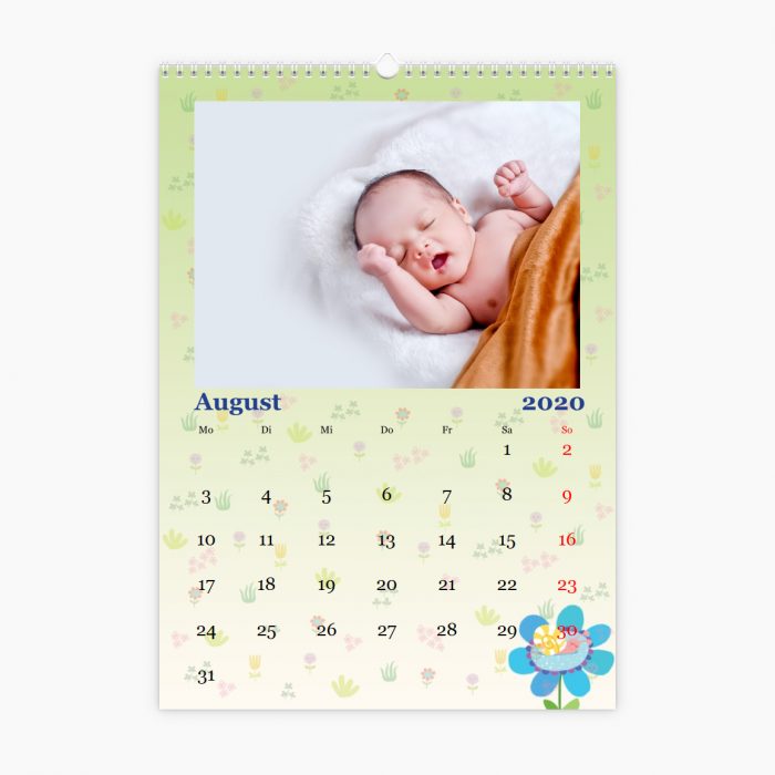 Fotokalender - Babyblau