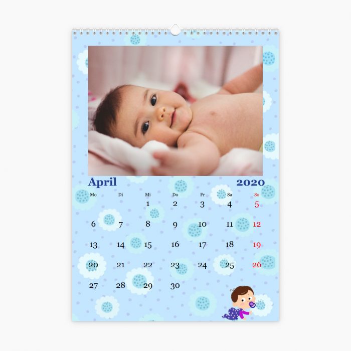 Fotokalender - Babyblau