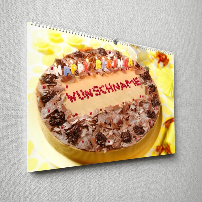 Kalender mit Namen zum Geburtstag