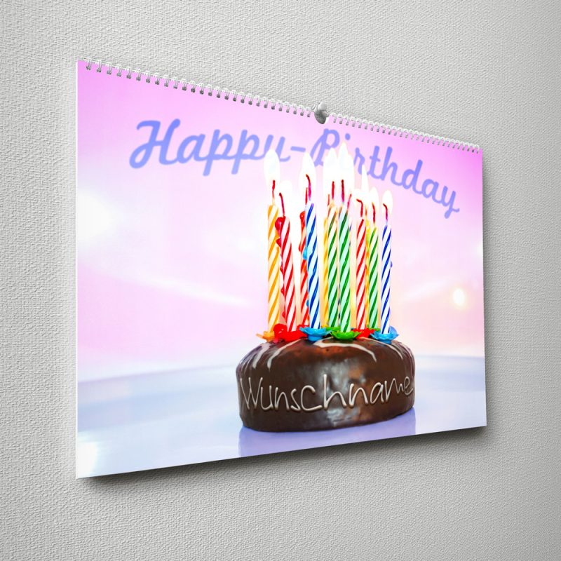 Kalender mit Namen online gestalten und personalisieren