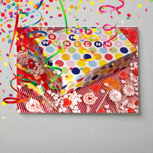 Kalender mit Namen zum Geburtstag – buntes Geschenk