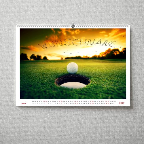 Wandkalender Golf