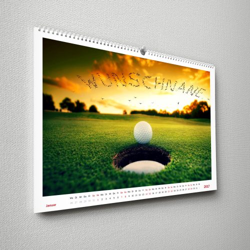 Wandkalender Golf