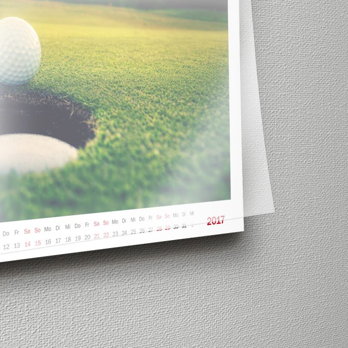 Wandkalender Golf