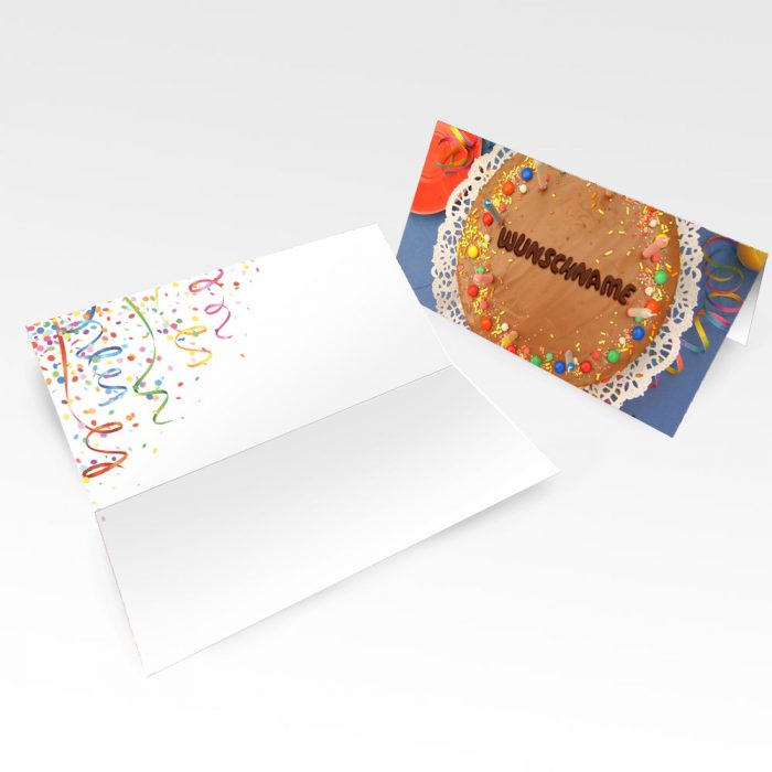Geburtstagskarten mit Namen 10er Pack – Motiv 5