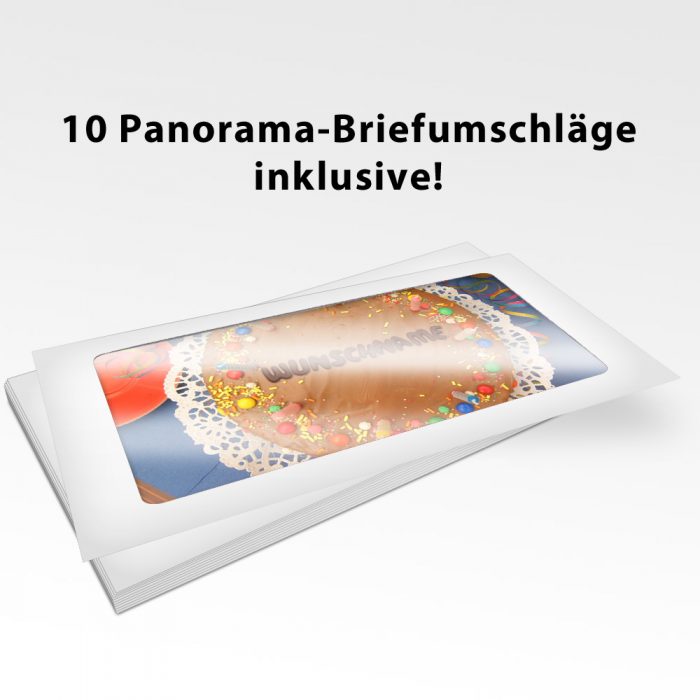 Geburtstagskarten mit Namen 10er Pack – Motiv 5