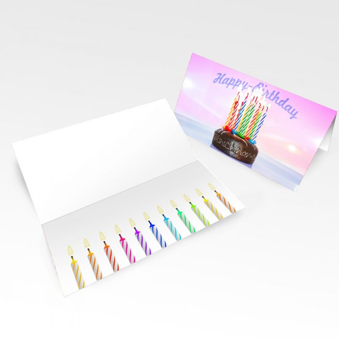 Geburtstagskarten mit Namen 10er Pack – Motiv 11