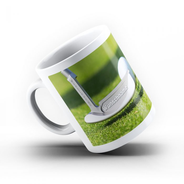 Tasse mit Golf-Motiv