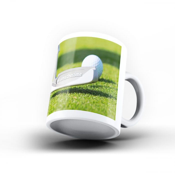 Tasse mit Golf-Motiv