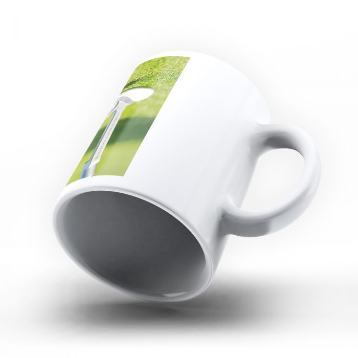 Tasse mit Golf-Motiv