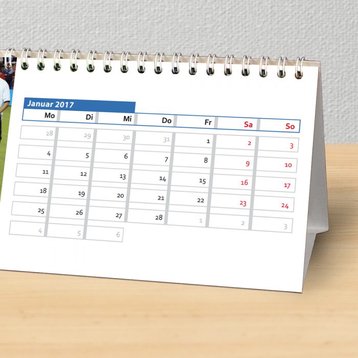 Tischkalender für Fussballfans