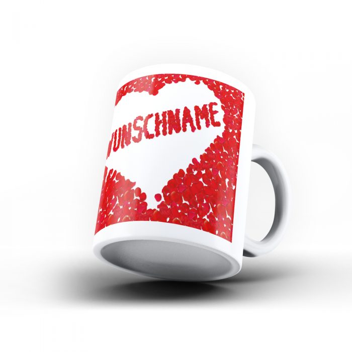 Tasse mit Namen für Verliebte